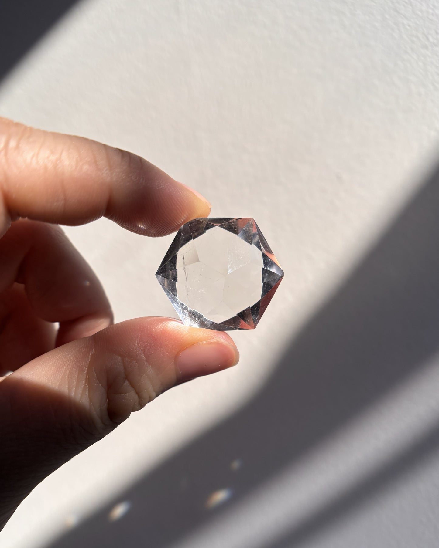 Faceted Lemurian Diamond 11.3g