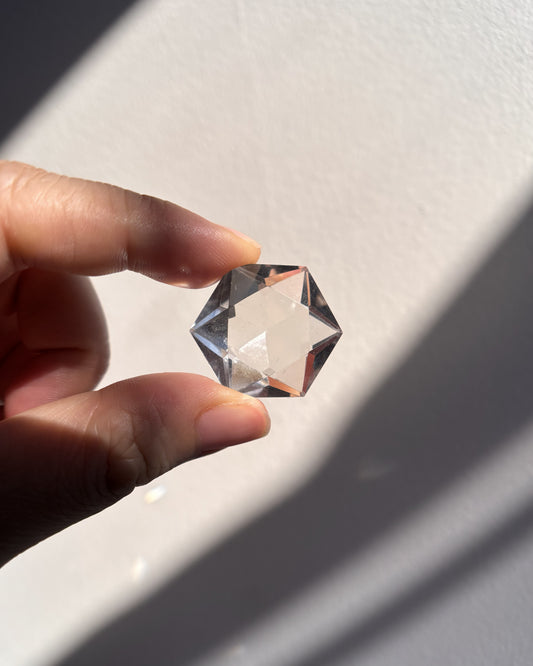 Faceted Lemurian Diamond 11g