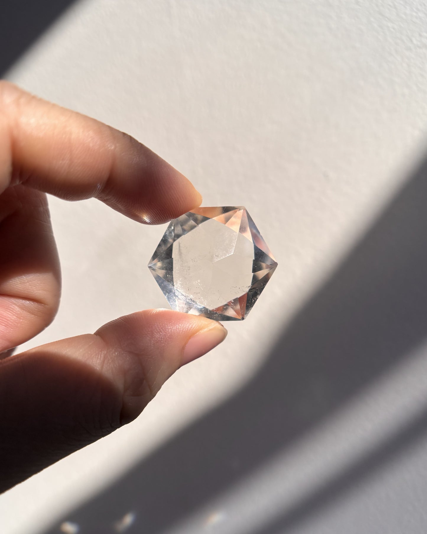 Faceted Lemurian Diamond 12.6g