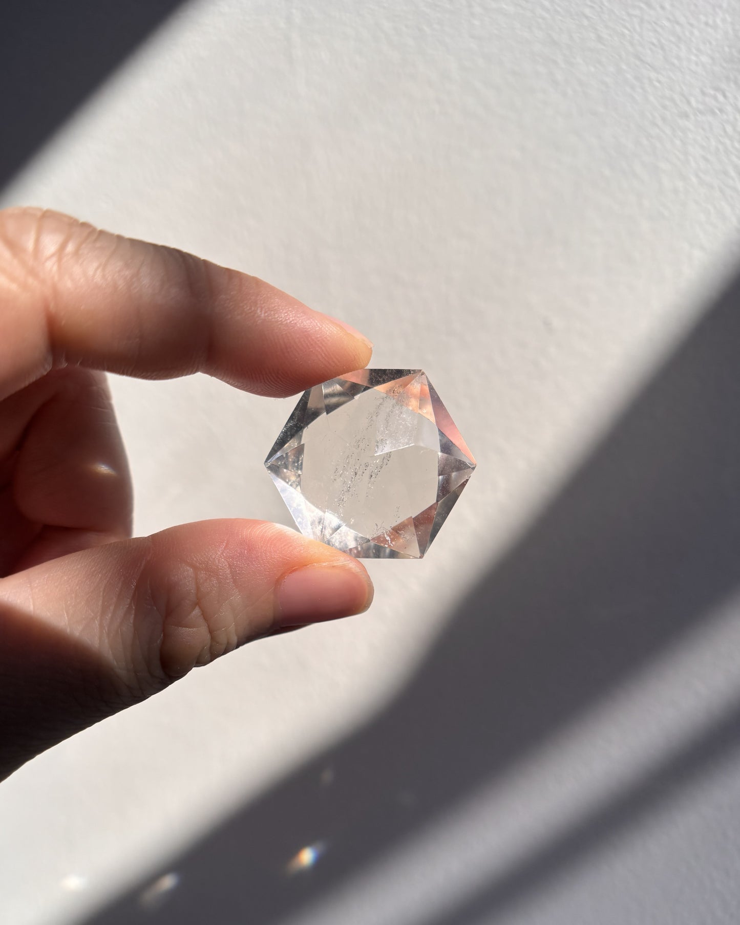 Faceted Lemurian Diamond 12.8g