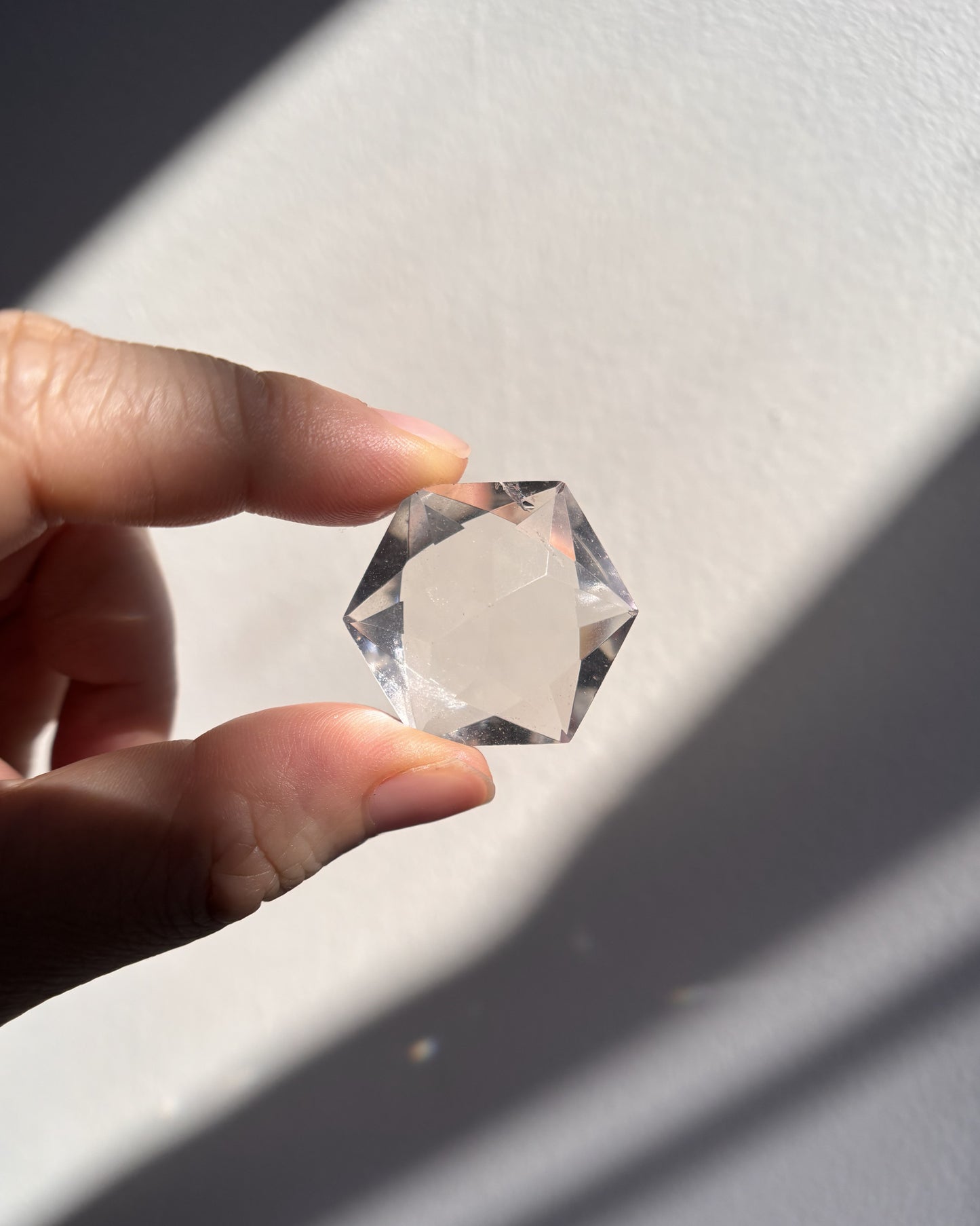 Faceted Lemurian Diamond 13.6g