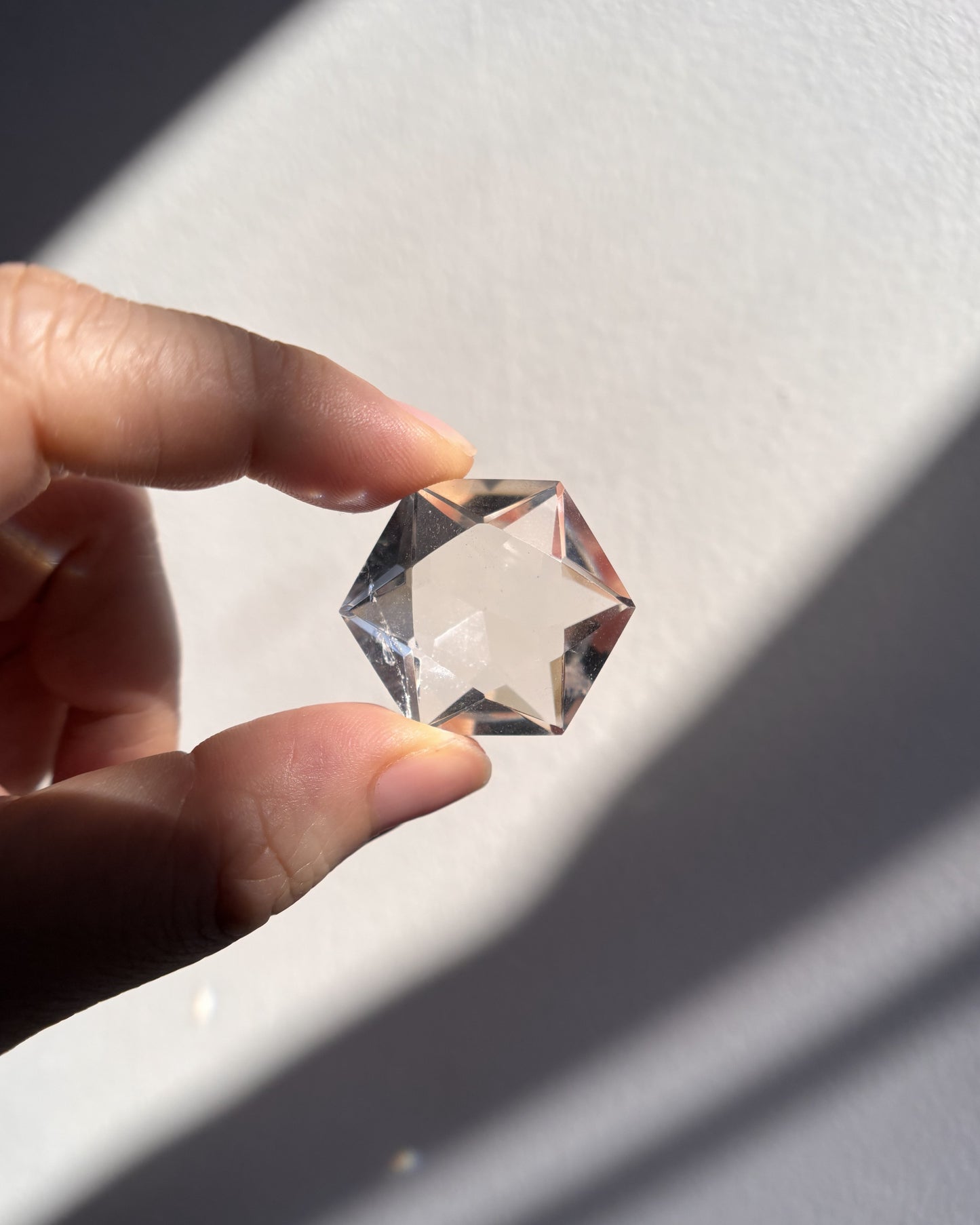 Faceted Lemurian Diamond 13.6g