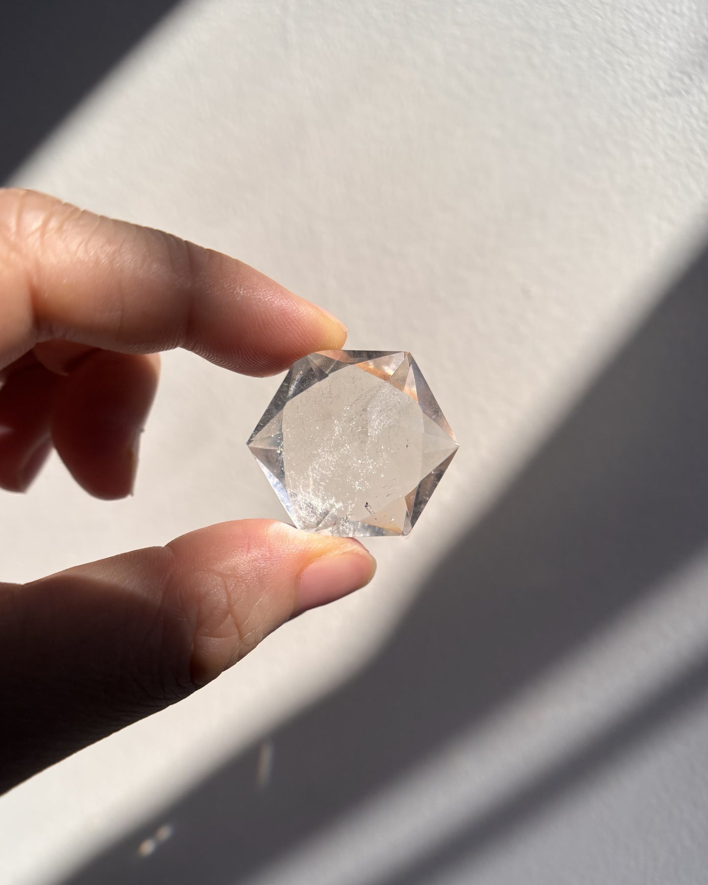 Faceted Lemurian Diamond 13.9g