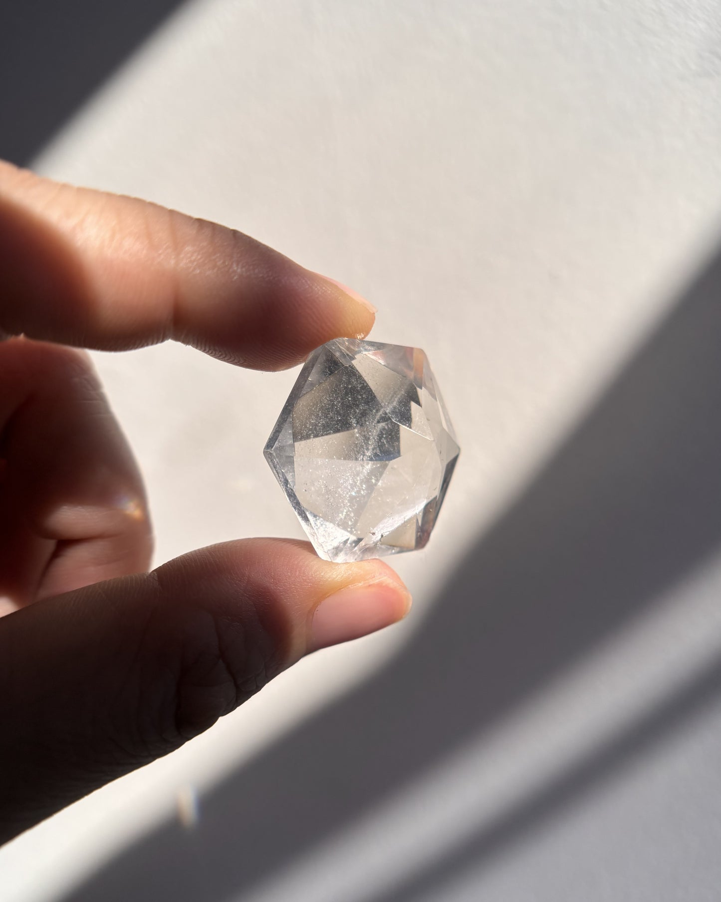 Faceted Lemurian Diamond 13.9g