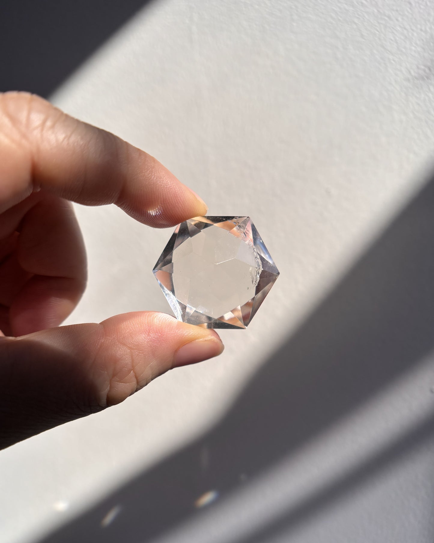 Faceted Lemurian Diamond 15.3g
