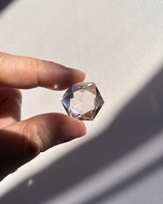 Faceted Lemurian Diamond 6.4g
