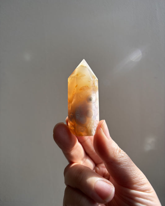Flower Agate Tower 35g