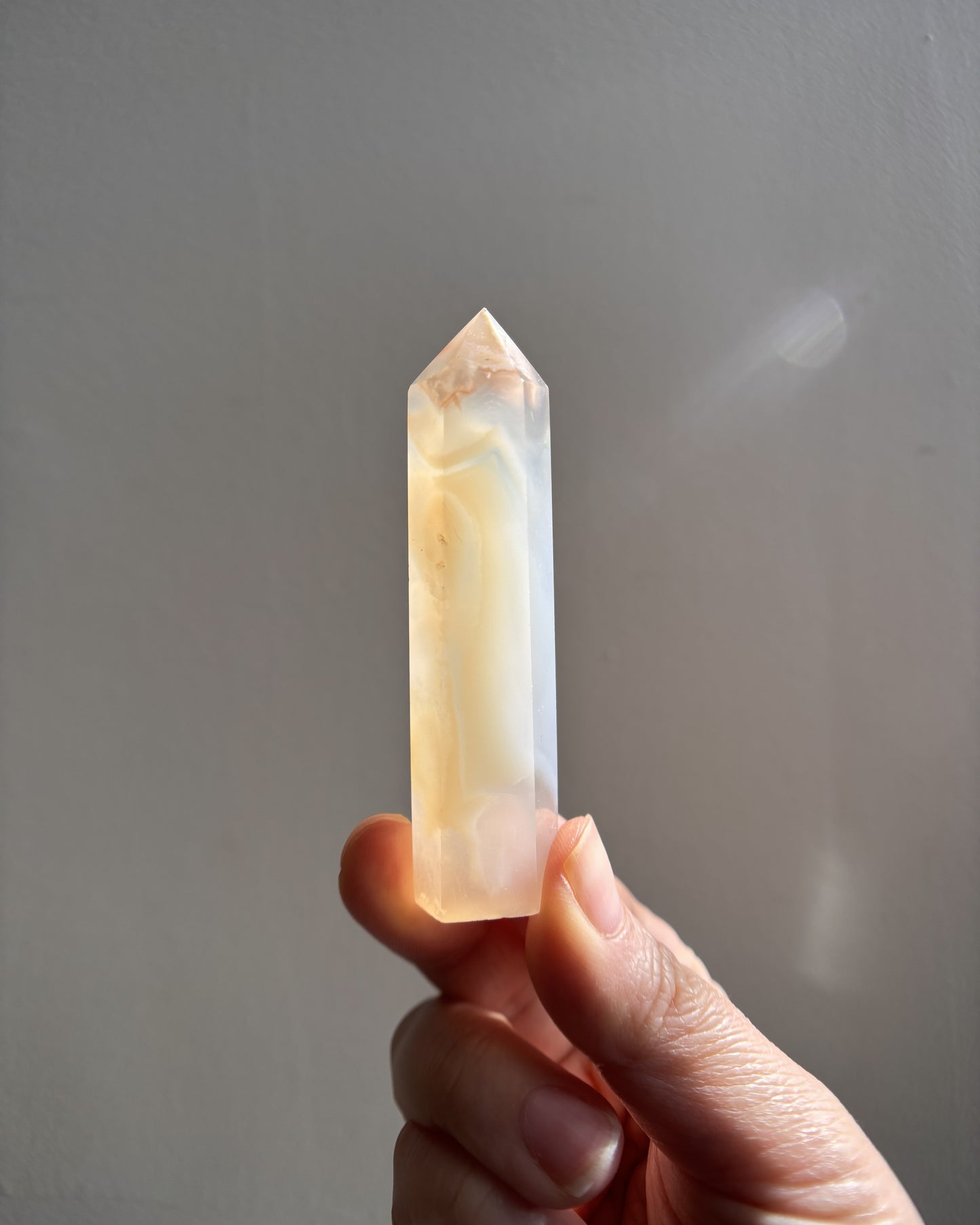 Flower Agate Tower 36g