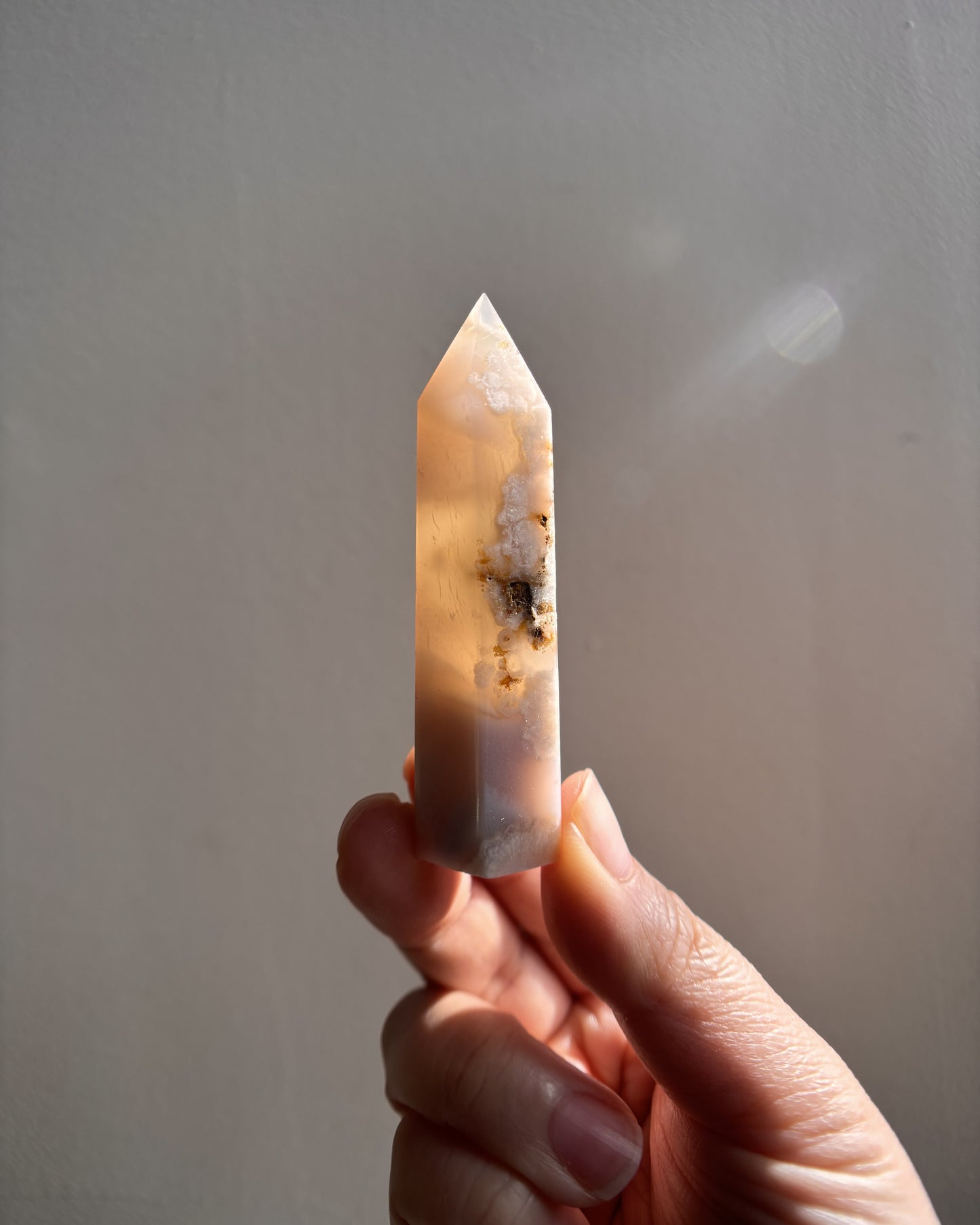 Flower Agate Tower 42g