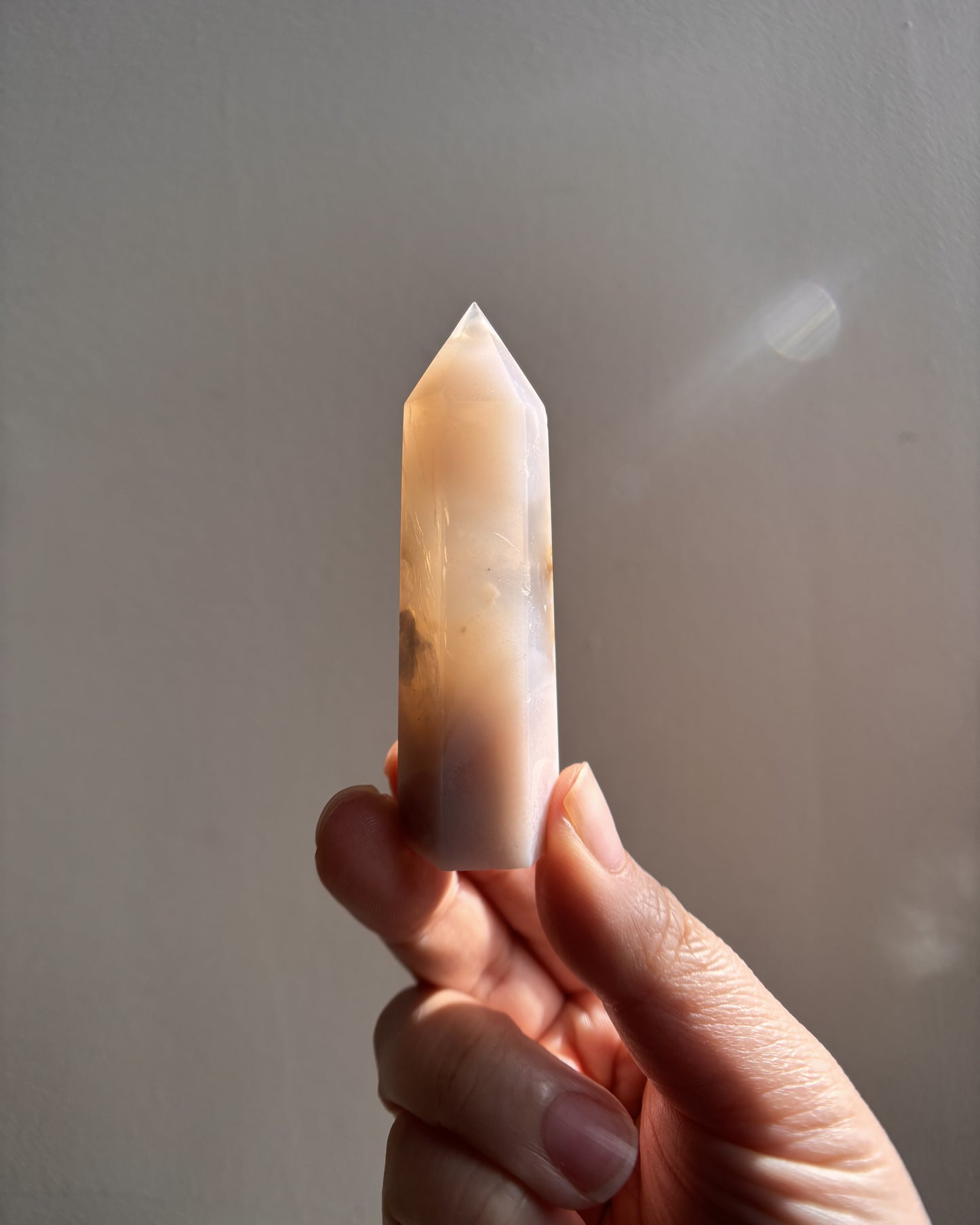 Flower Agate Tower 42g