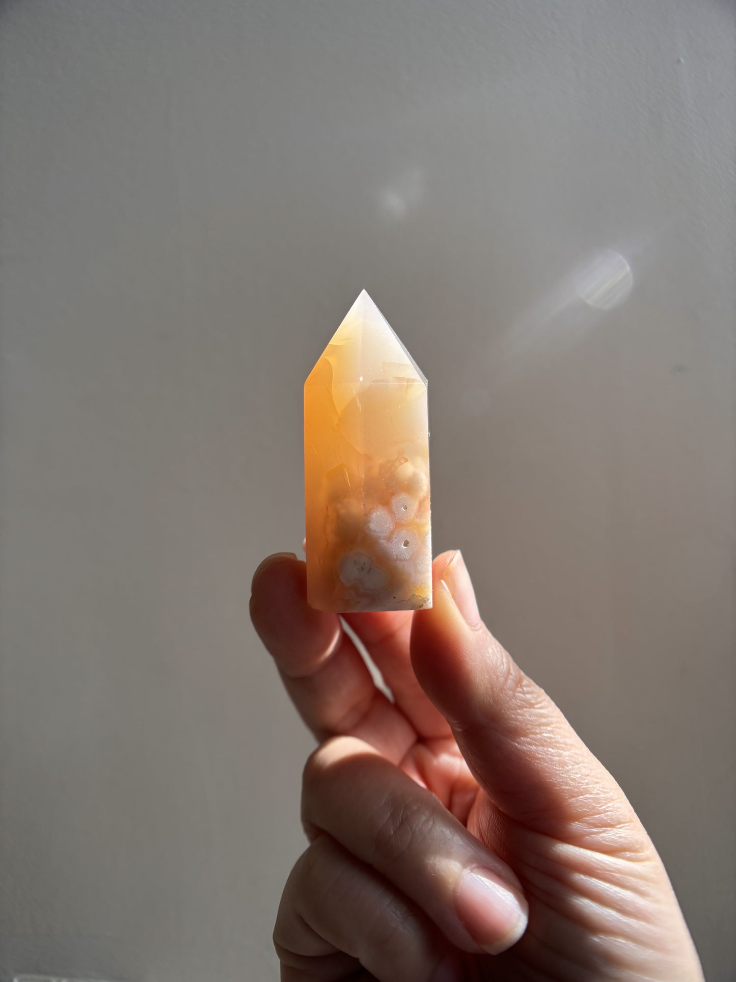 Flower Agate Tower 43g