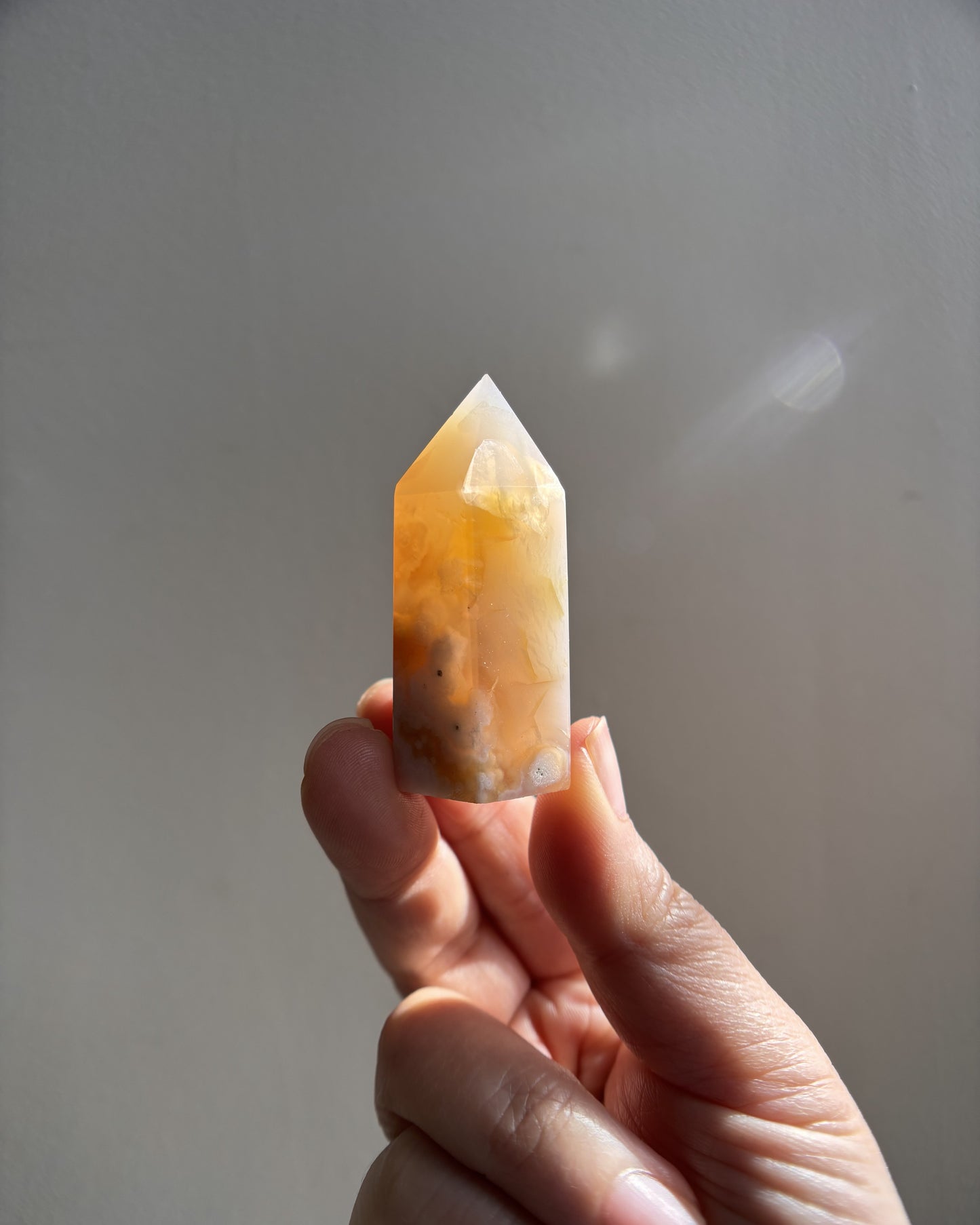 Flower Agate Tower 43g