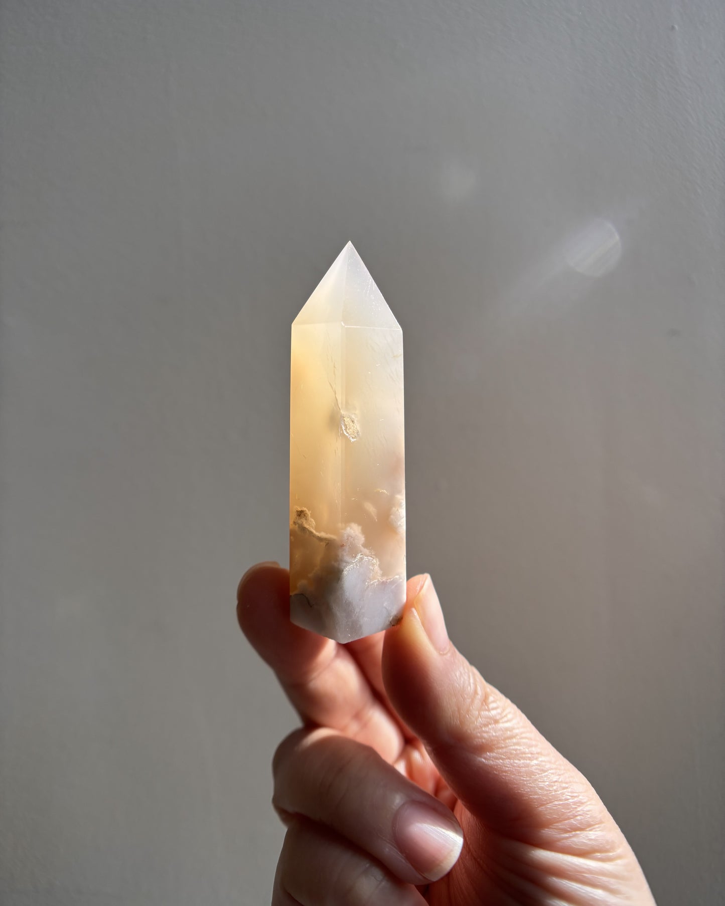 Flower Agate Tower 52g