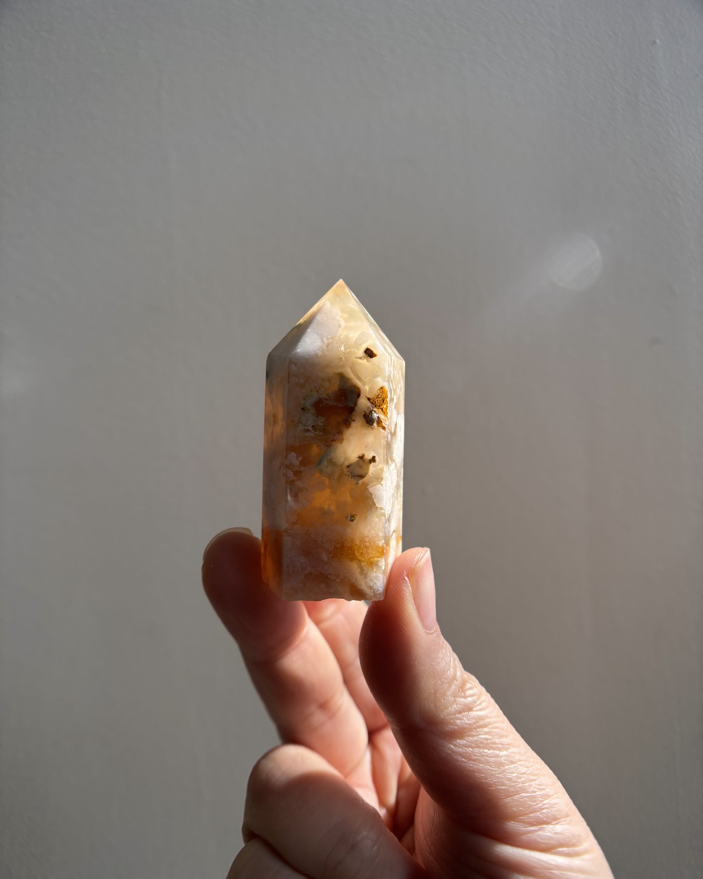 Flower Agate Tower 55g