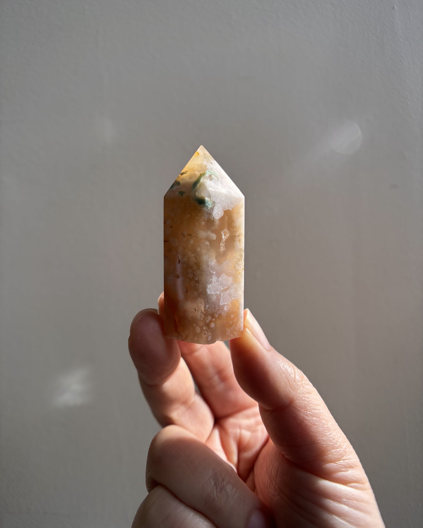 Flower Agate Tower 55g
