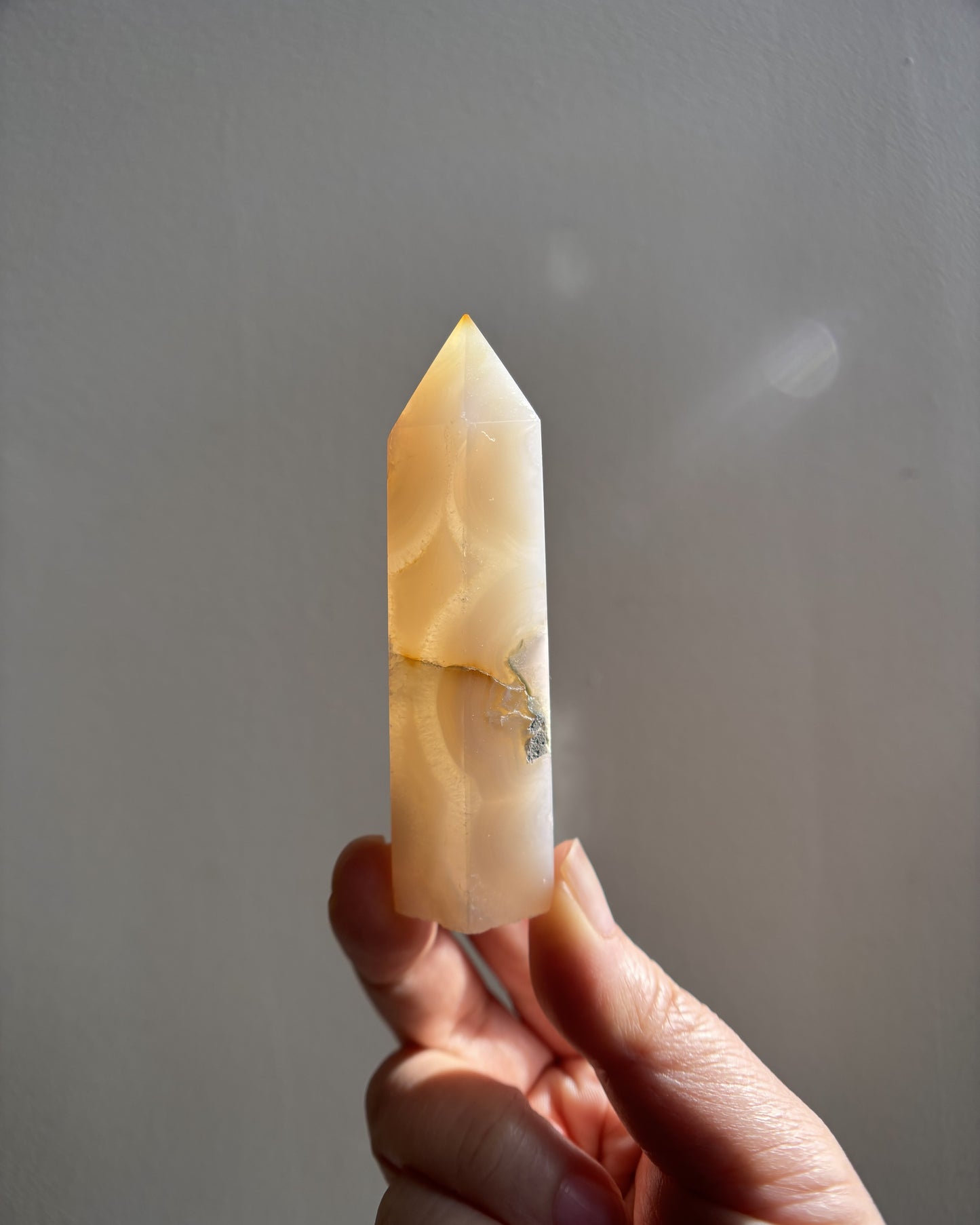 Flower Agate Tower 66g