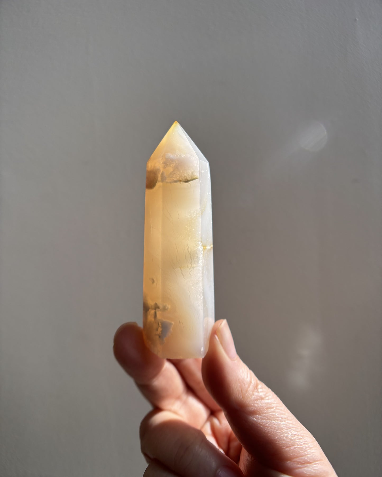 Flower Agate Tower 66g