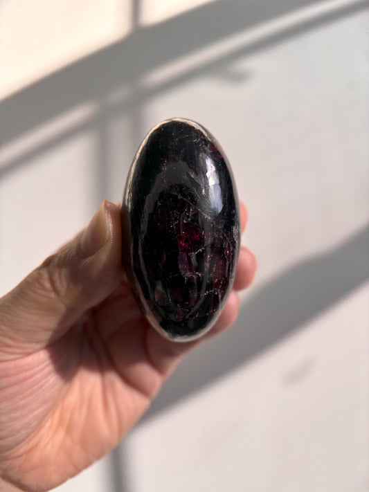 Garnet Lingam 123g