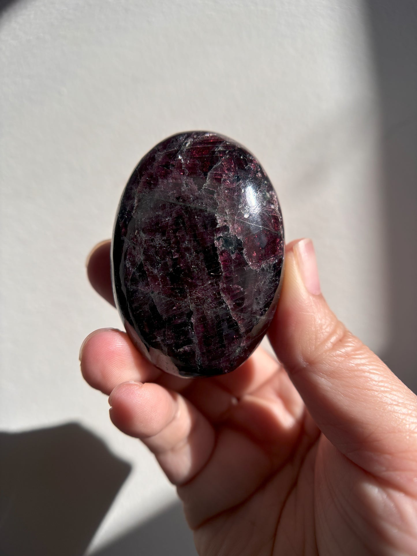 Garnet Palmstone 124g