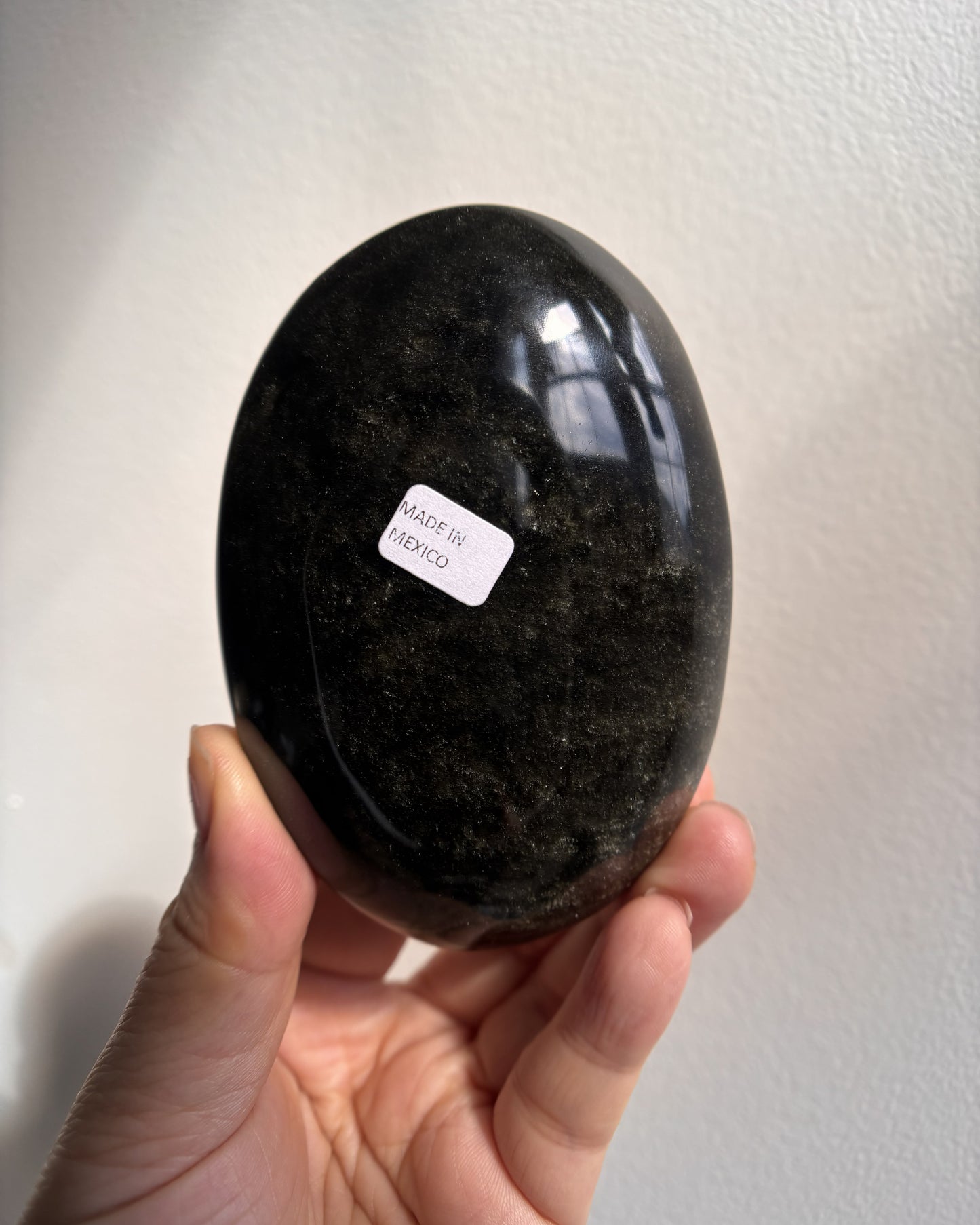 Golden Obsidian Palmstone - XL (285.3g)