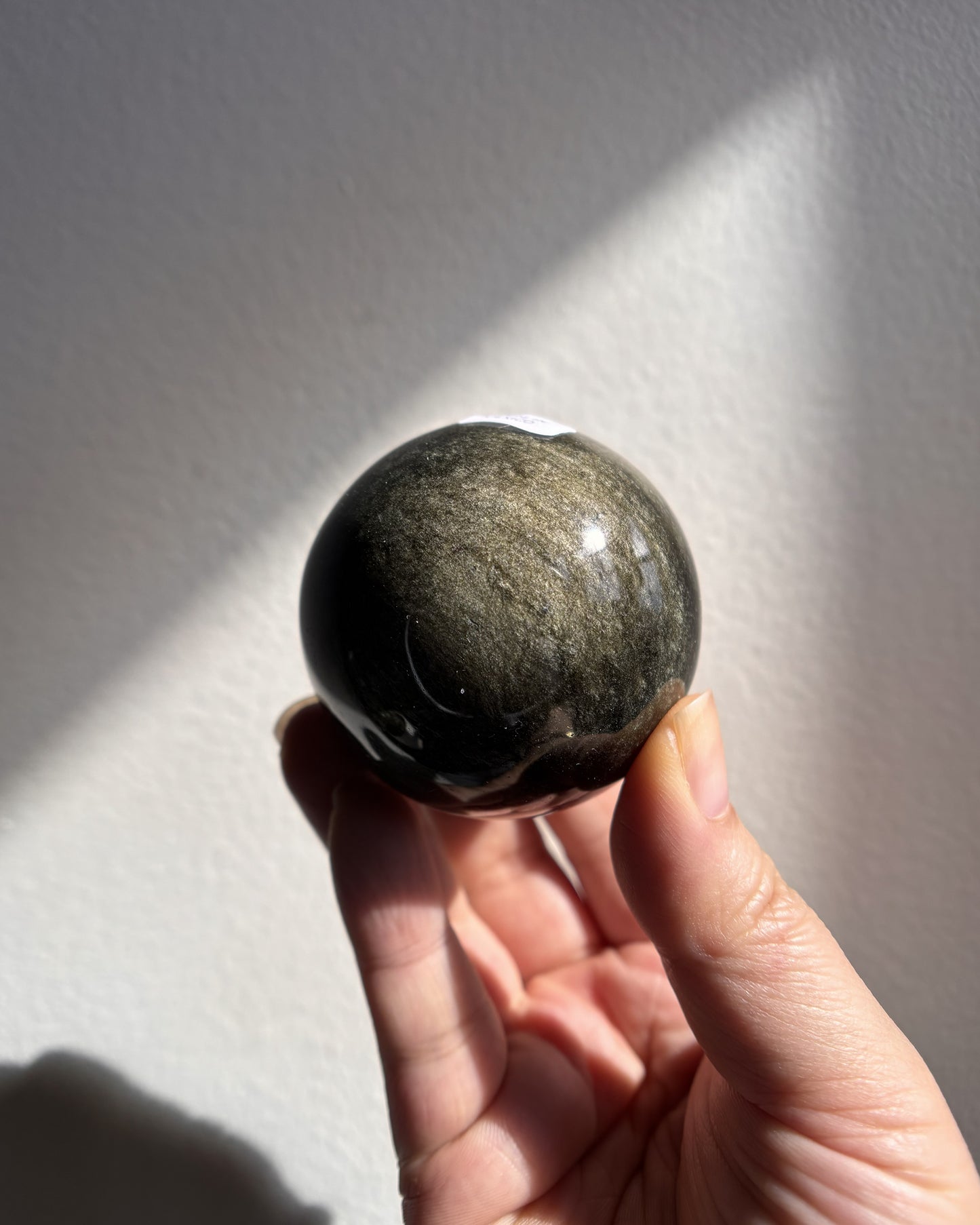 Golden Obsidian Sphere 170g