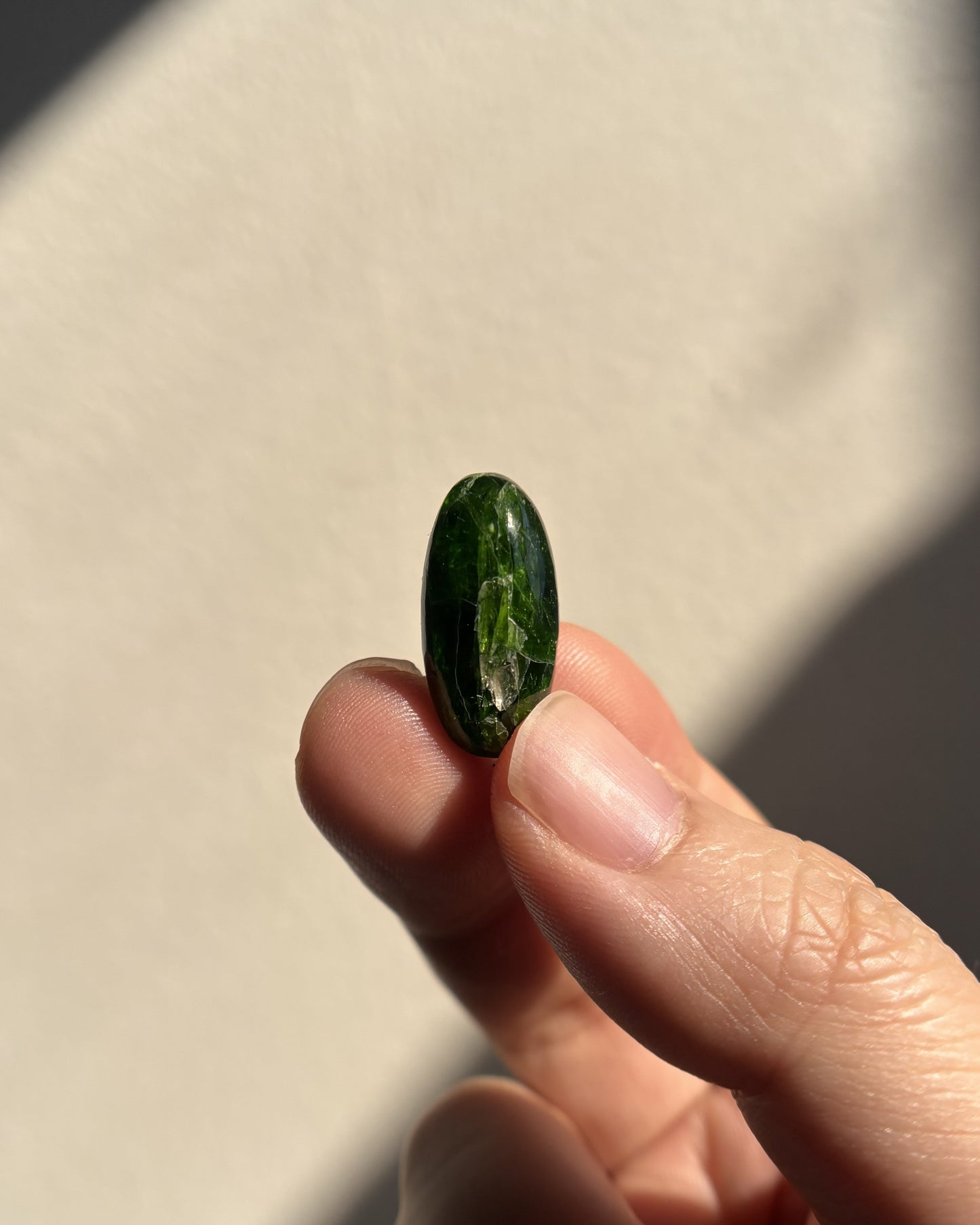 High-Grade Chrome Diopside Lingam 3.8g