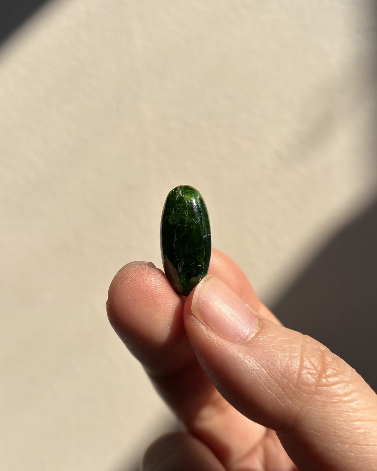 High-Grade Chrome Diopside Lingam 3.8g