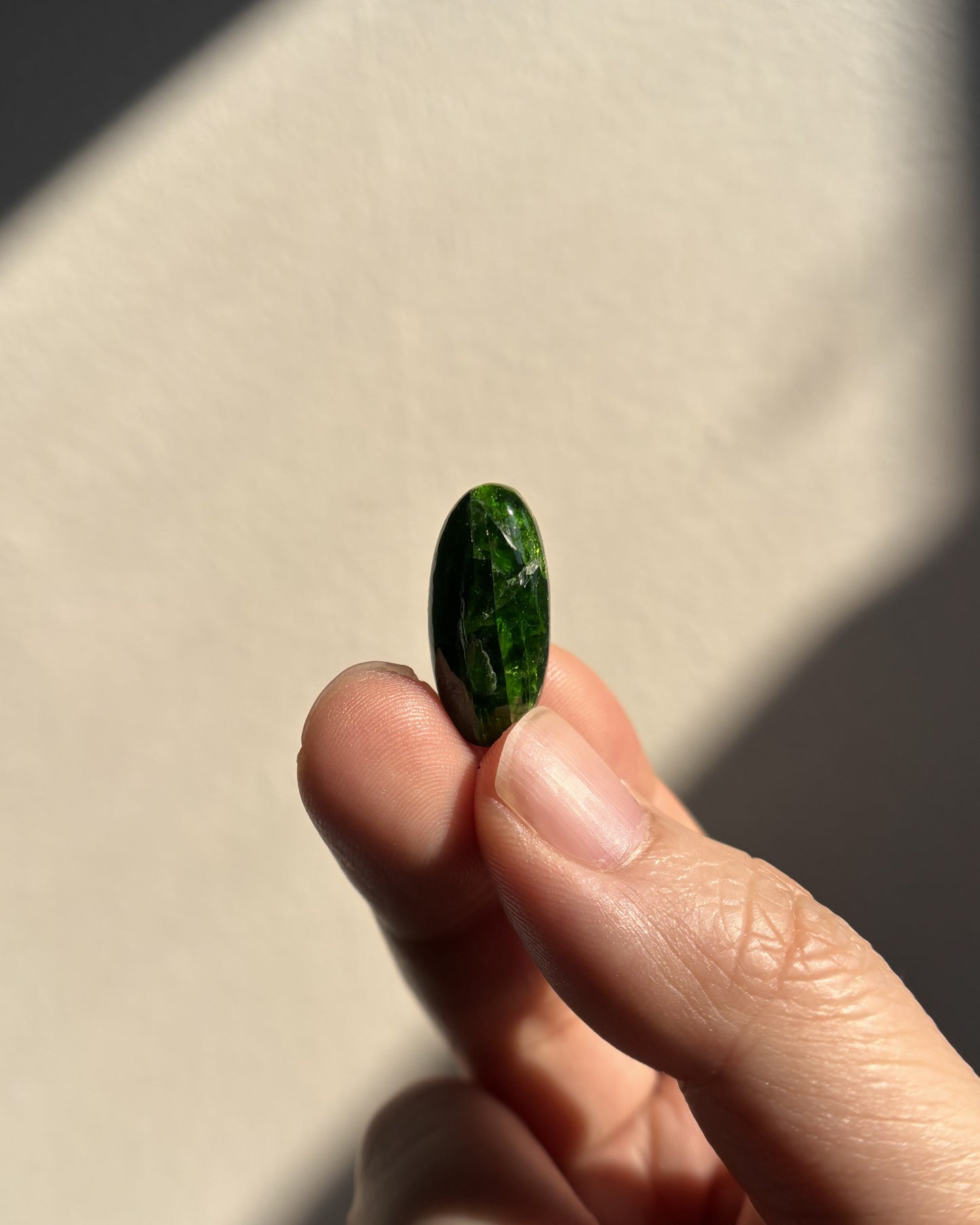 High-Grade Chrome Diopside Lingam 3.8g