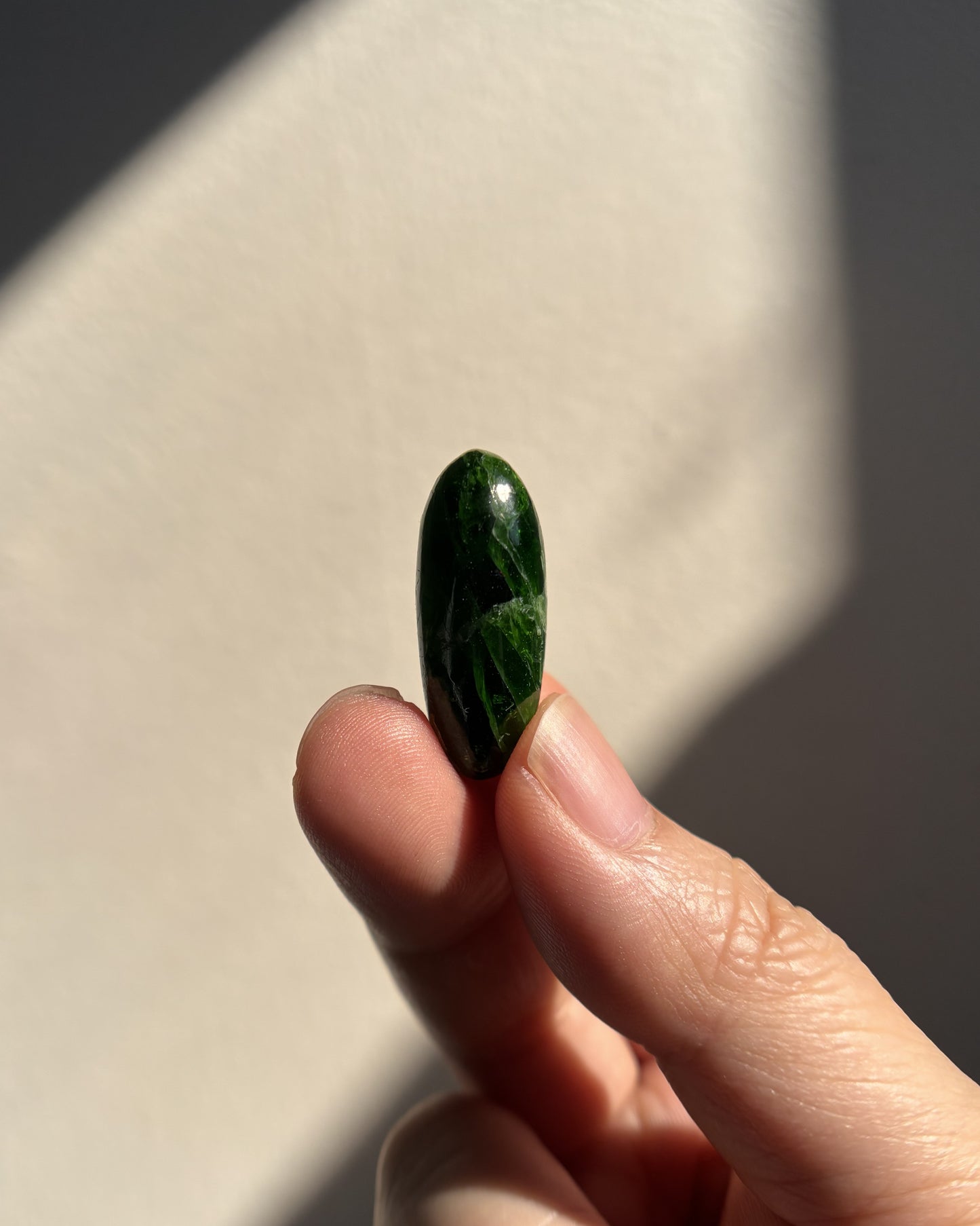 High-Grade Chrome Diopside Lingam 6.5g