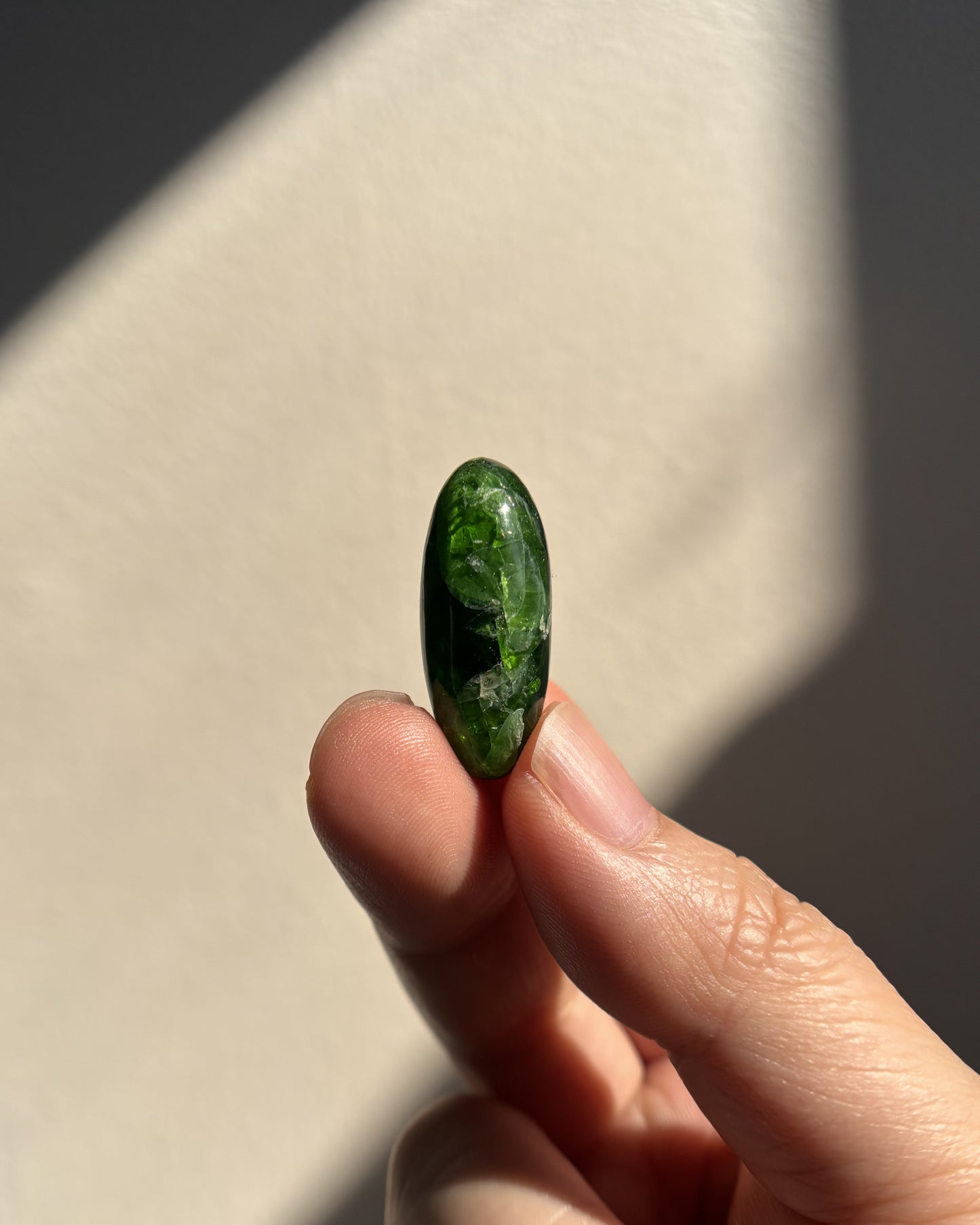 High-Grade Chrome Diopside Lingam 6.5g