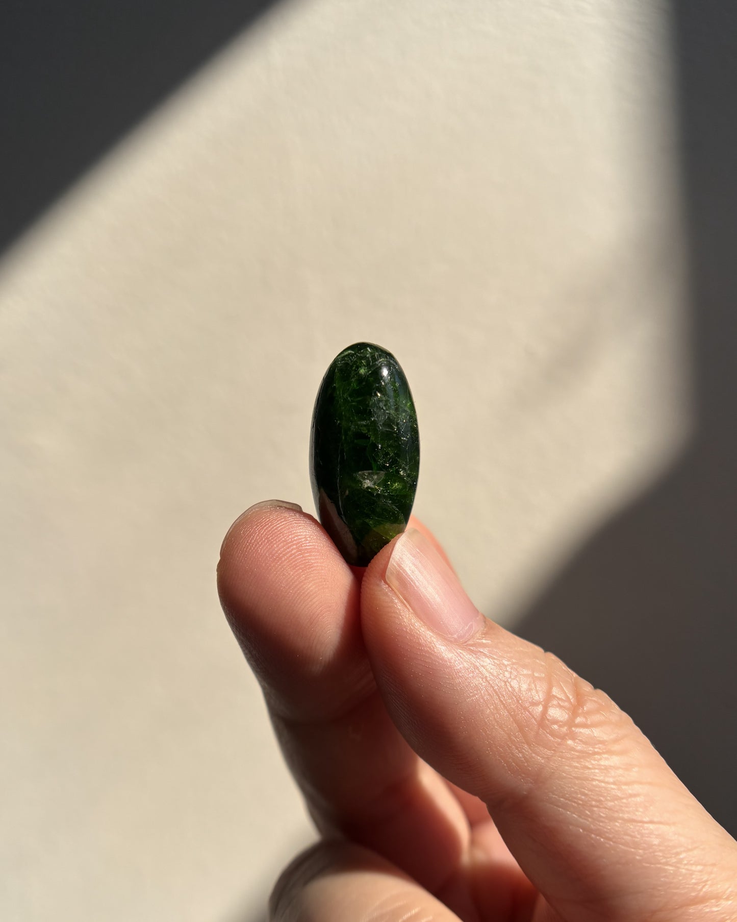 High-Grade Chrome Diopside Lingam 6.5g