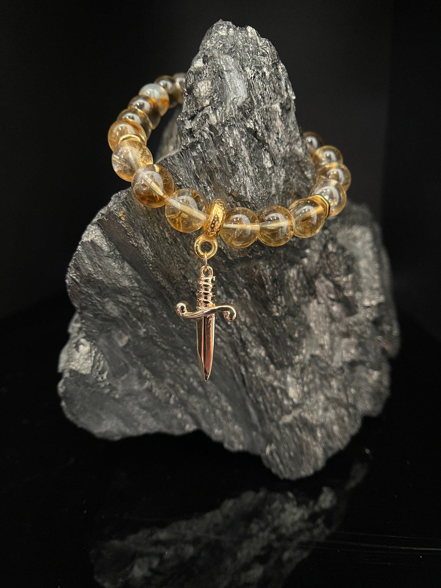 Citrine Dagger Bracelet