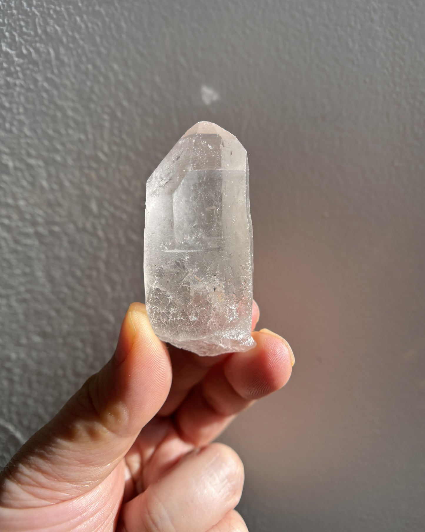Lemurian Raw Point with Key Formation 27g