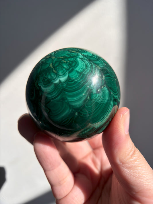 Malachite Sphere 409g