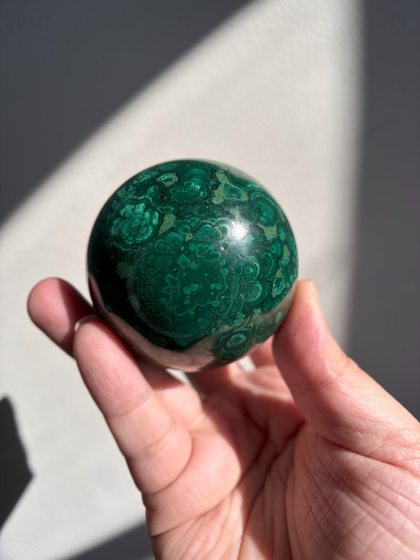 Malachite Sphere 409g