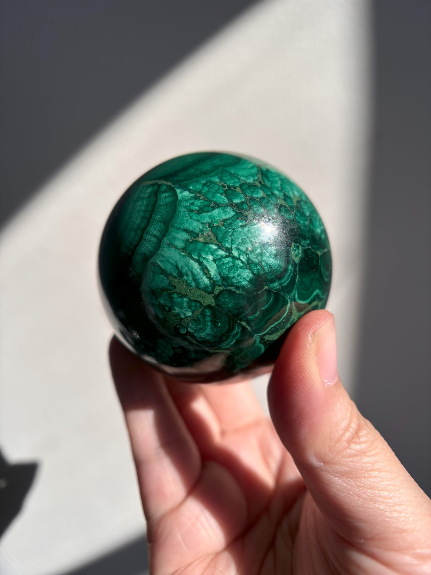 Malachite Sphere 420g