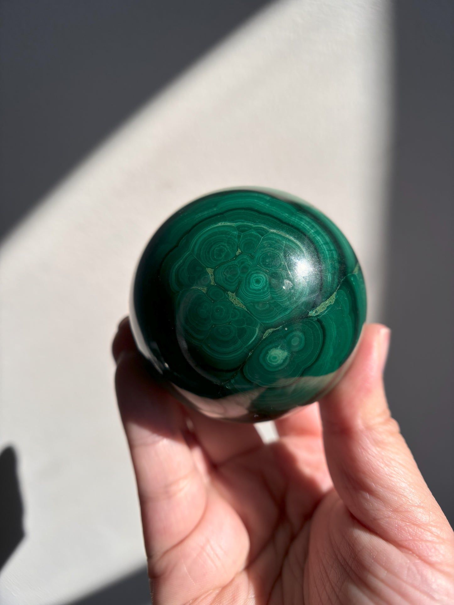 Malachite Sphere 420g