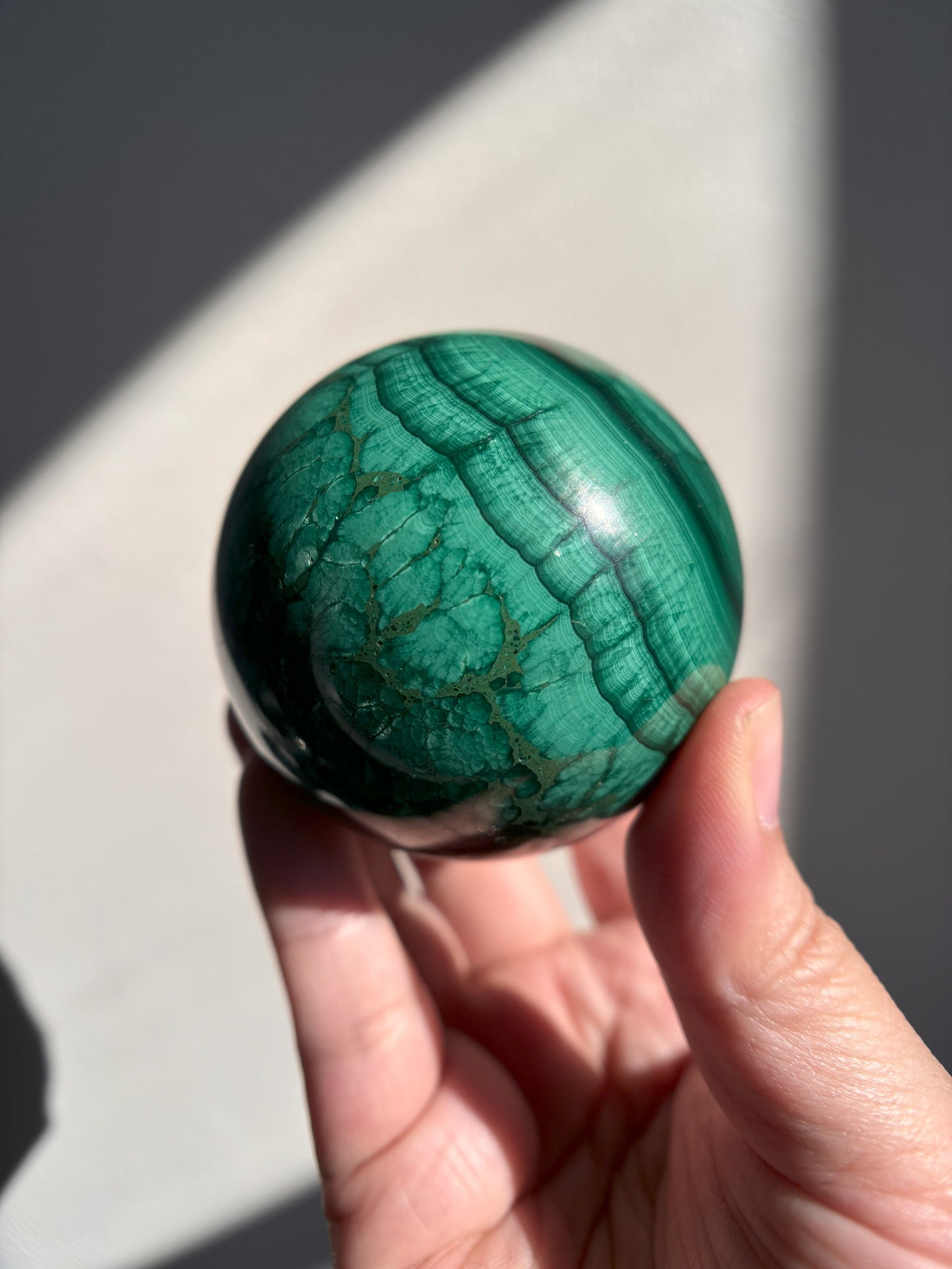 Malachite Sphere 420g