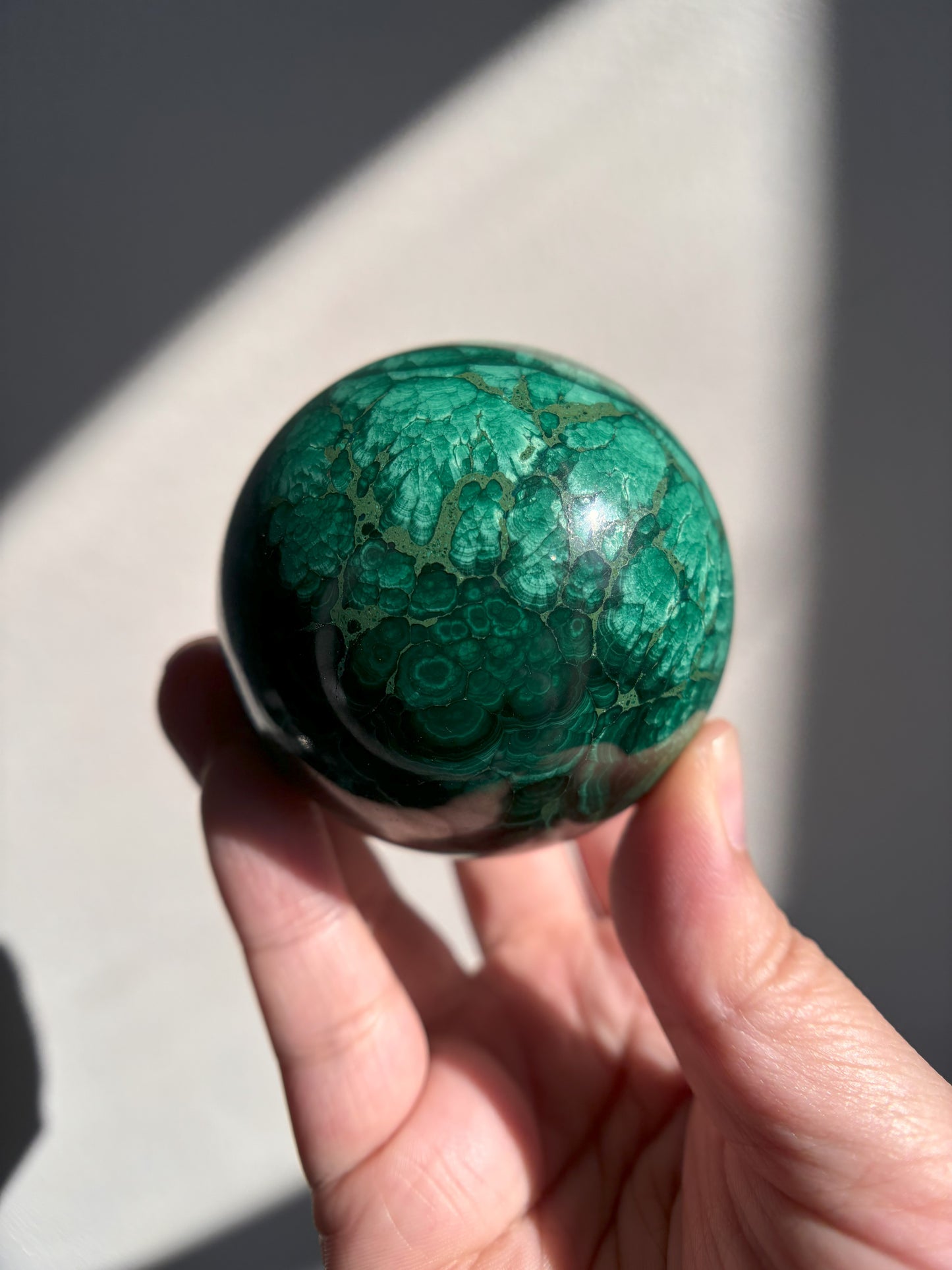 Malachite Sphere 420g