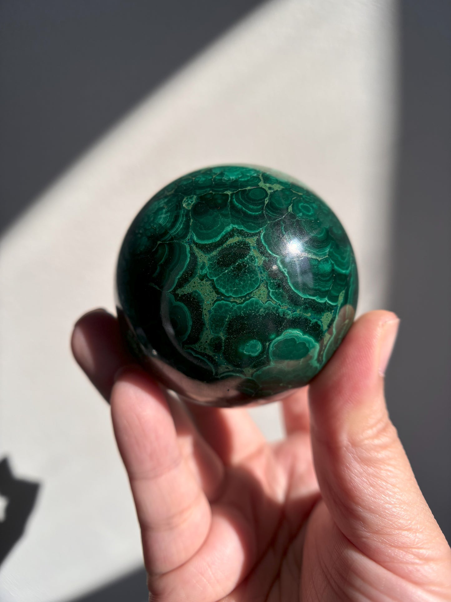 Malachite Sphere 420g