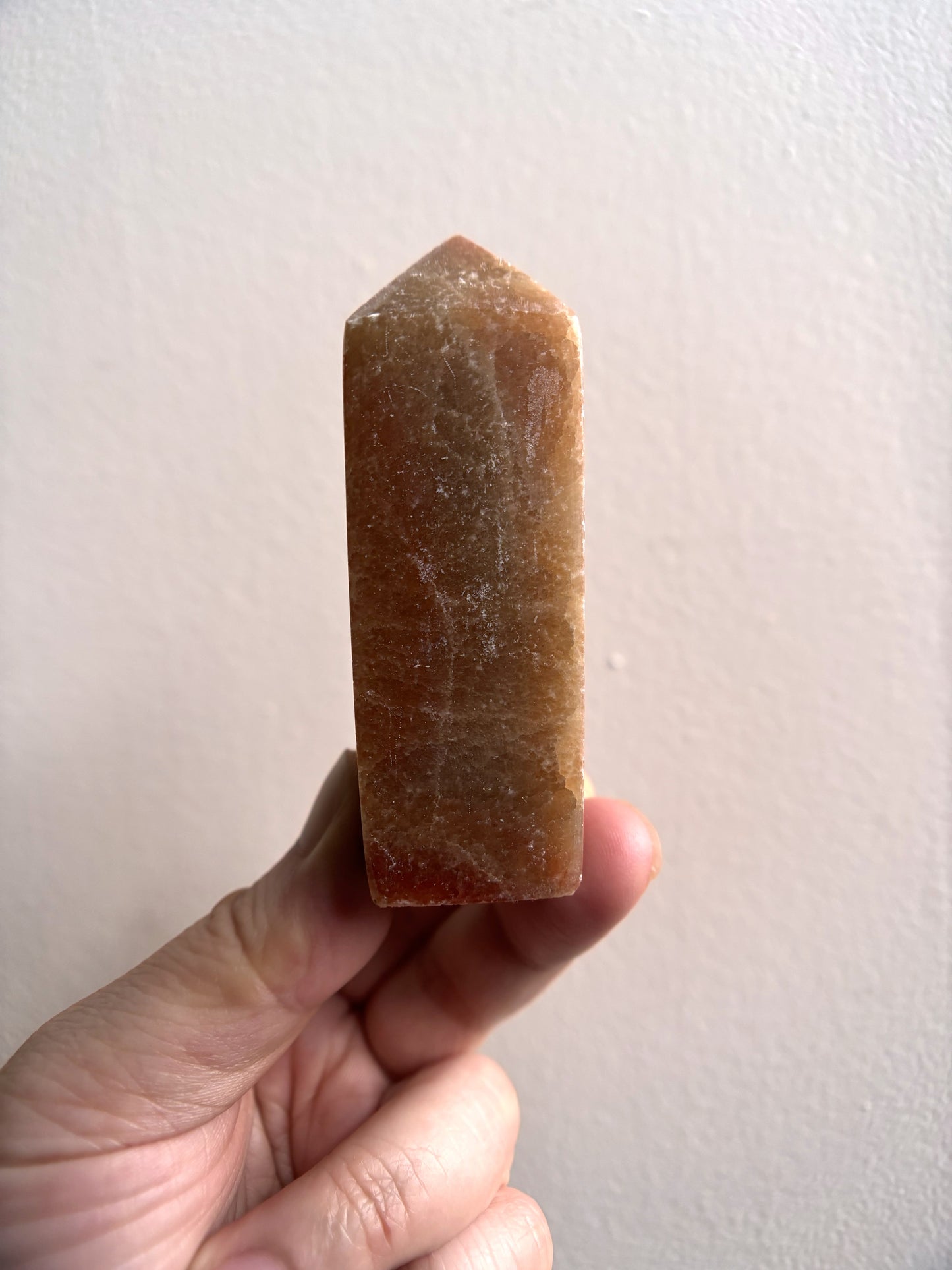 Mini Mexican Banded Calcite Tower 112g