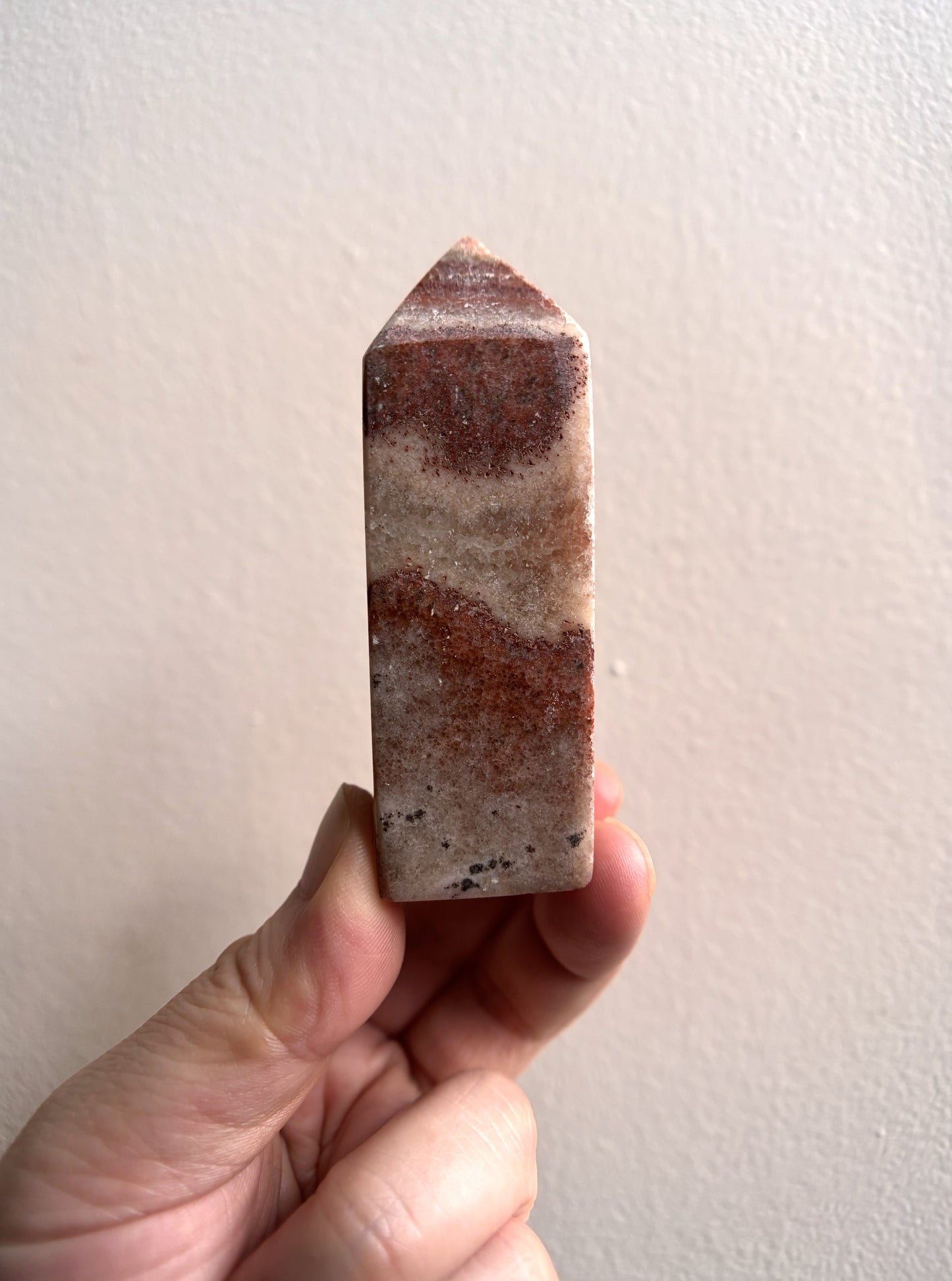 Mini Mexican Banded Calcite Tower 120g