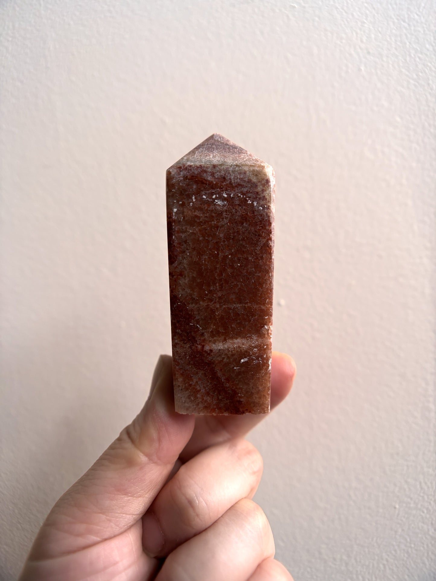 Mini Mexican Banded Calcite Tower 126g