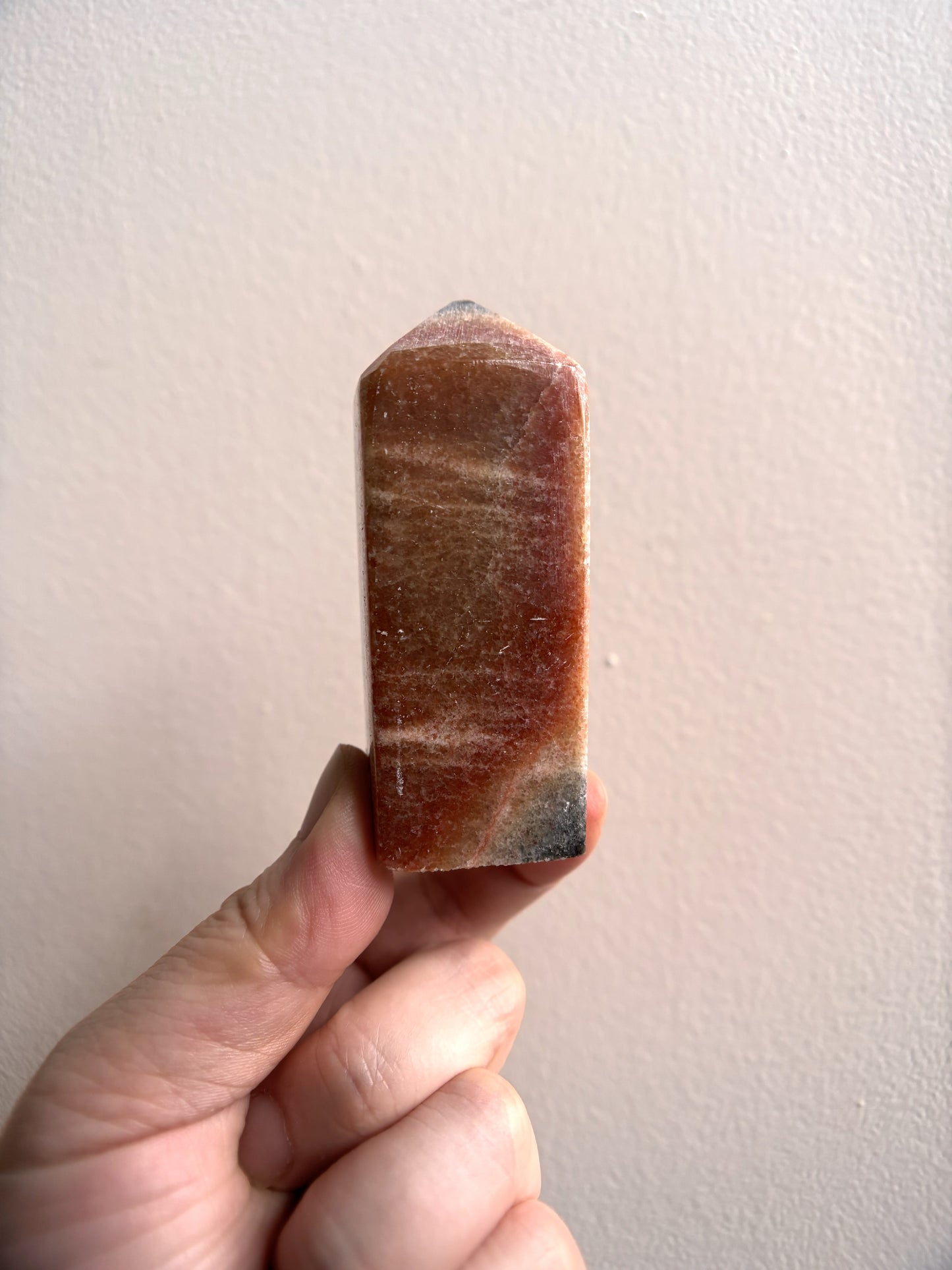 Mini Mexican Banded Calcite Tower 126g