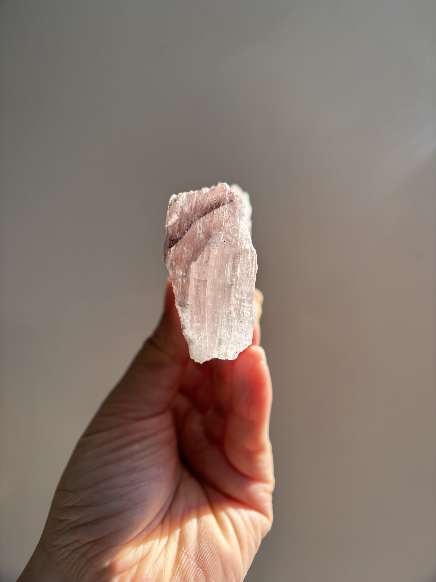 Mexican Selenite with Hematite 133.3g