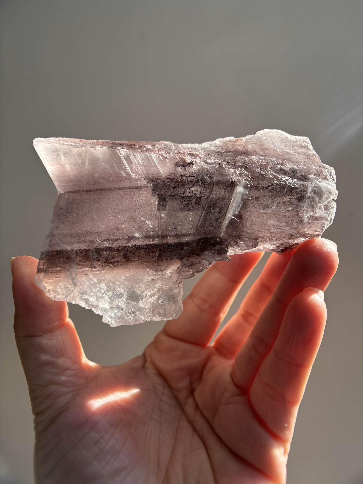 Mexican Selenite with Hematite 171.6g