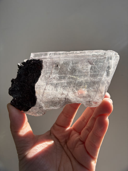 Mexican Selenite with Hematite 182.9g