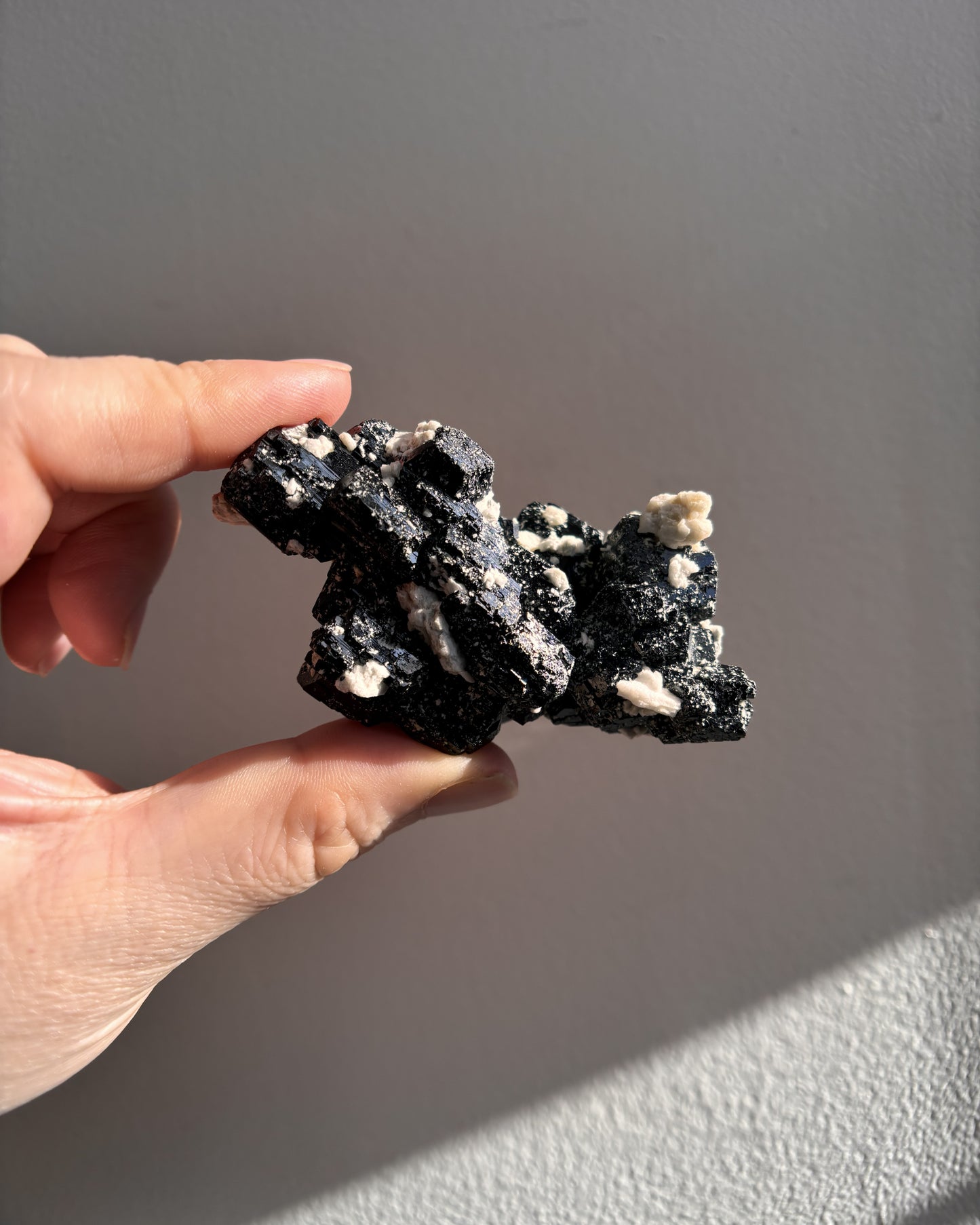 Namibian Black Tourmaline with Feldspar 96.6g
