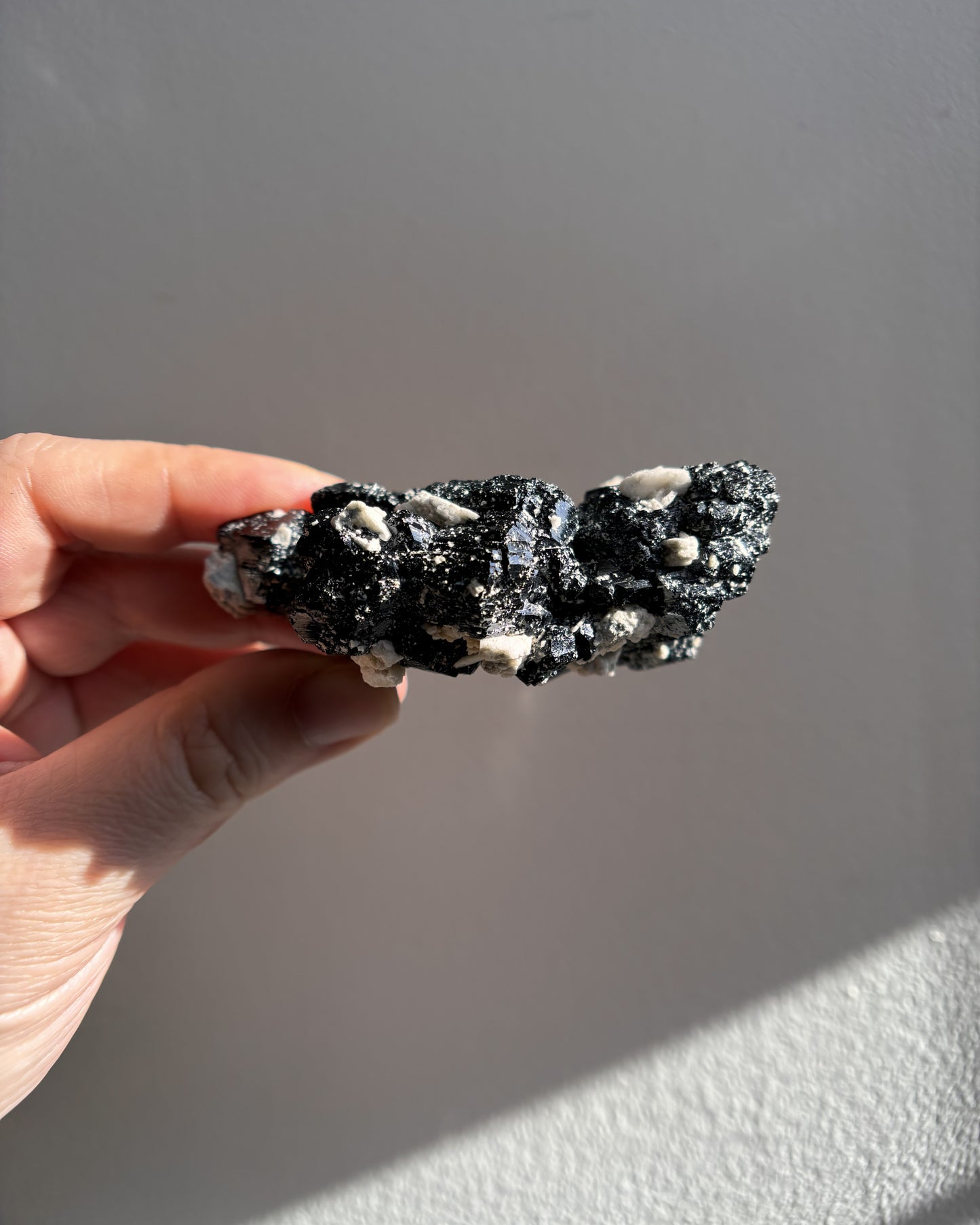 Namibian Black Tourmaline with Feldspar 96.6g