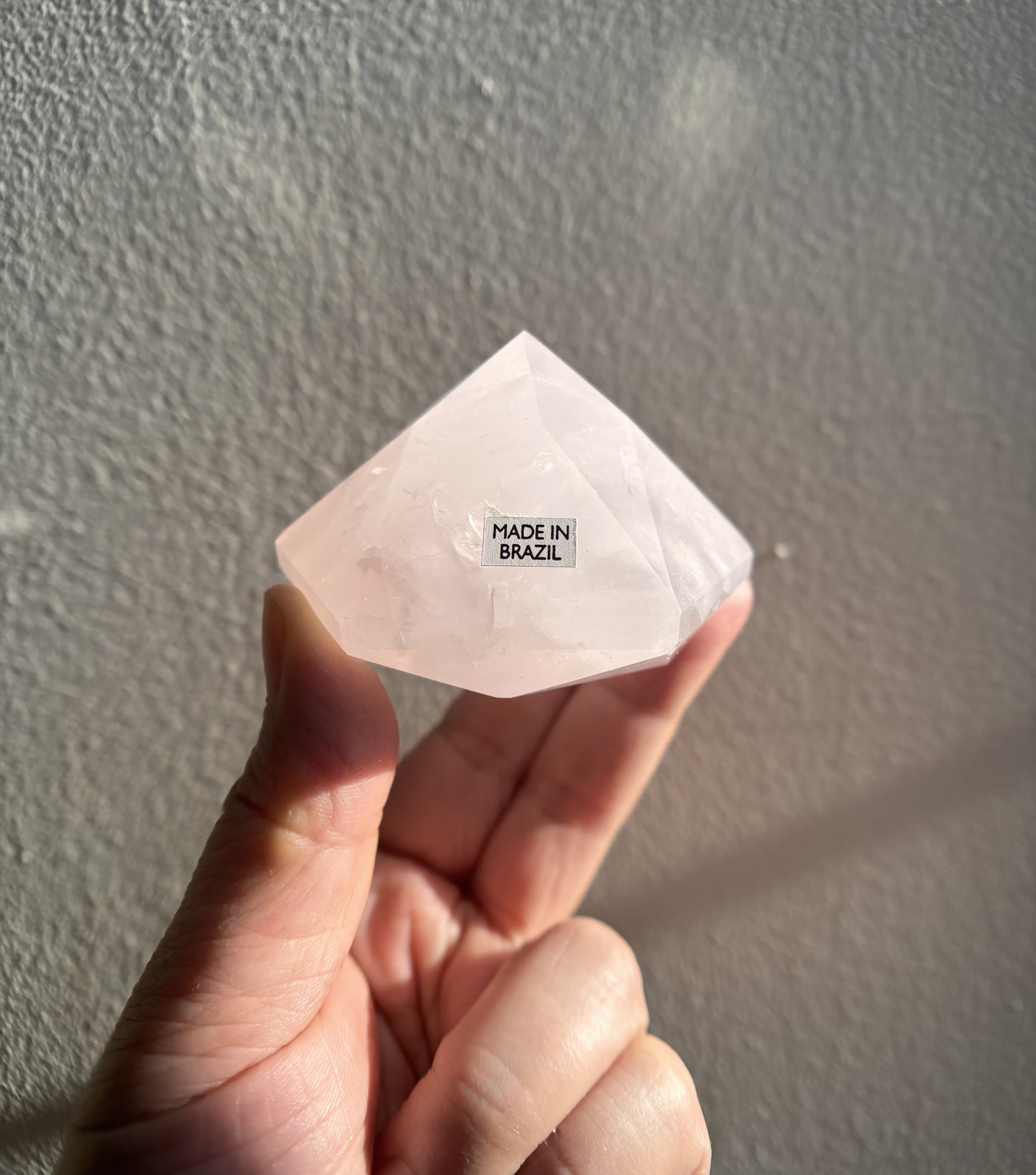 Pale Pink Diamond Quartz